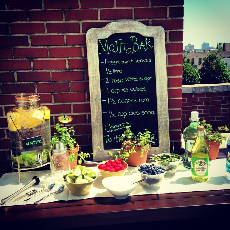 Build Your Own Exotic Mojito Bar