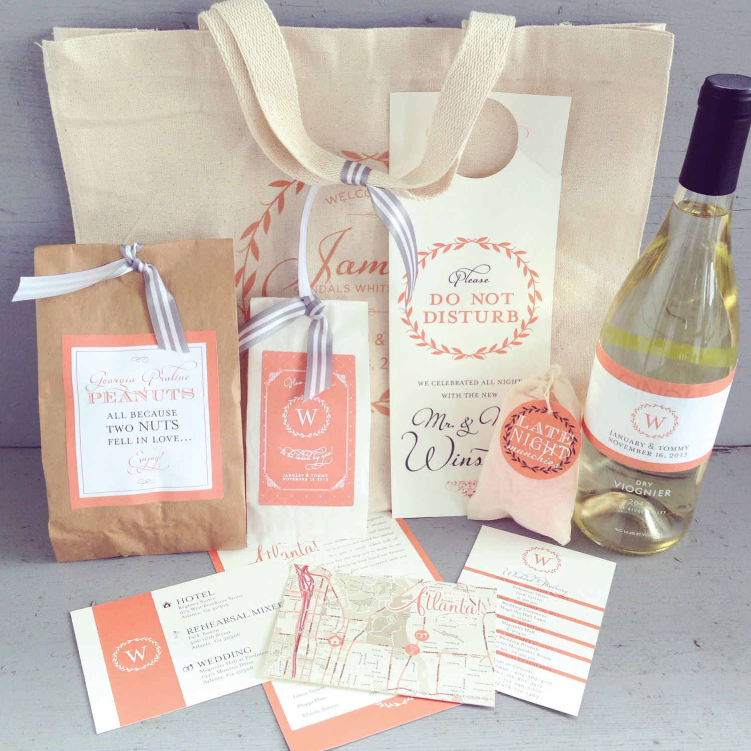what to put in out of town wedding gift bags
